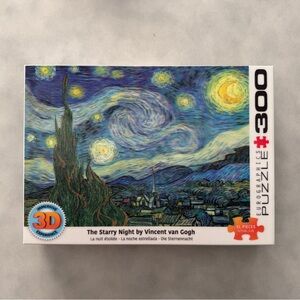 Eurographics 300-Piece Puzzle - Van Gogh 'Starry Night' (Blue, Yellow, Green)